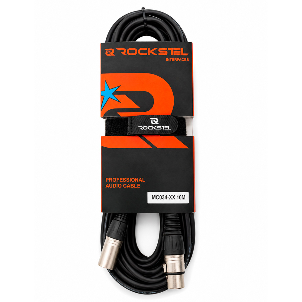 Микрофонный кабель XLR-XLR 10 М RockStel MC034-XX-10M