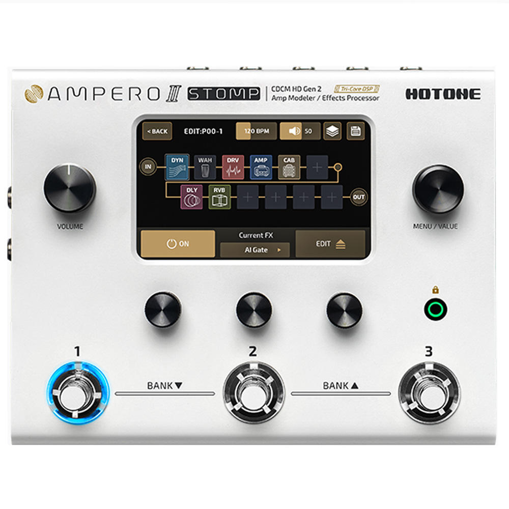 Процессор эффектов Hotone Ampero II Stomp MP-300