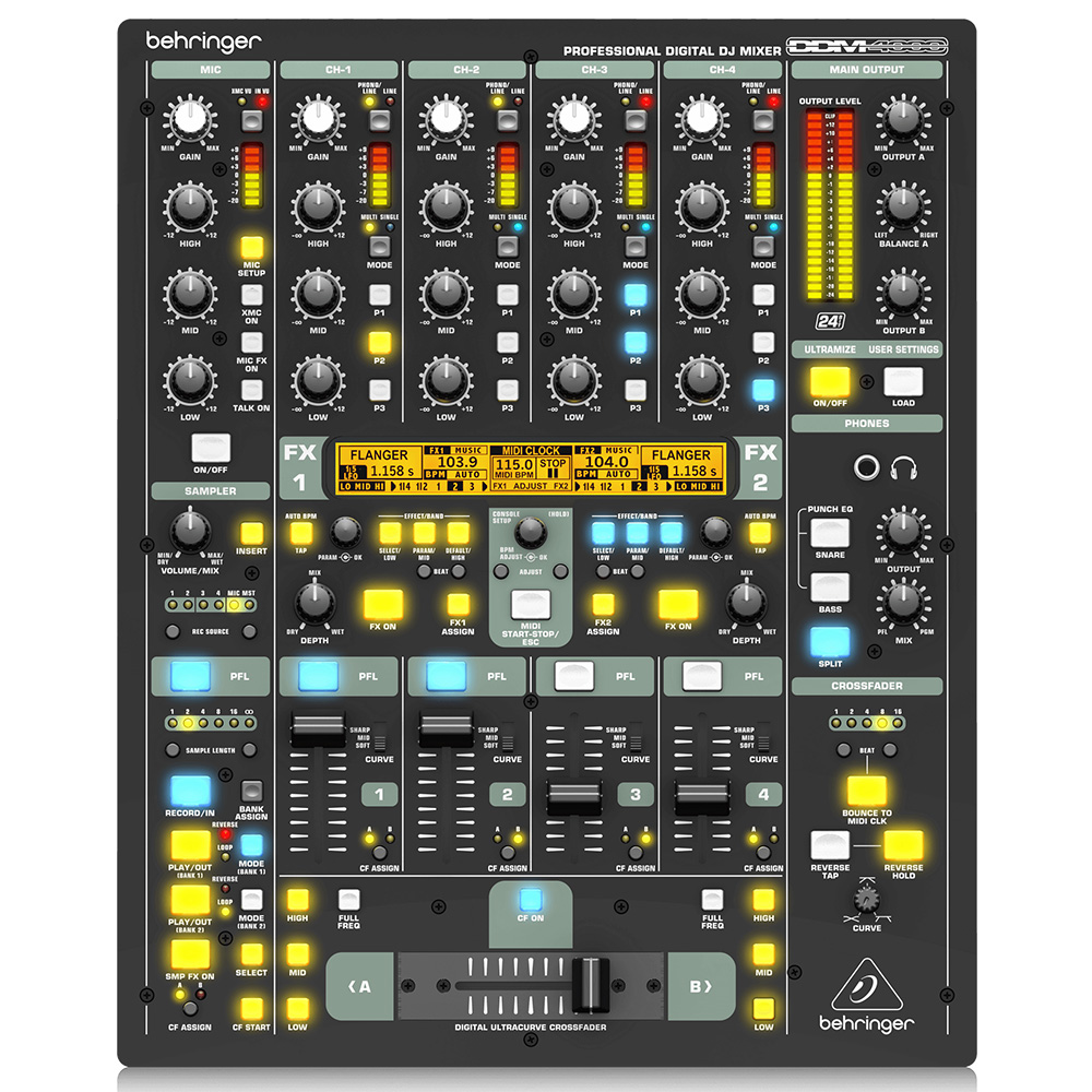 DJ микшерный пульт Behringer DDM 4000