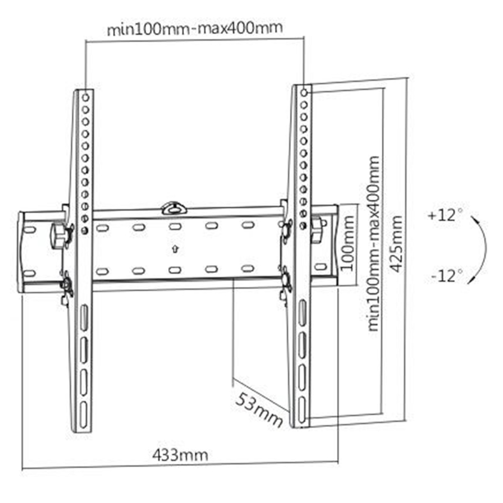 Кронштейн для ТВ и мониторов Brateck KL21G-44T